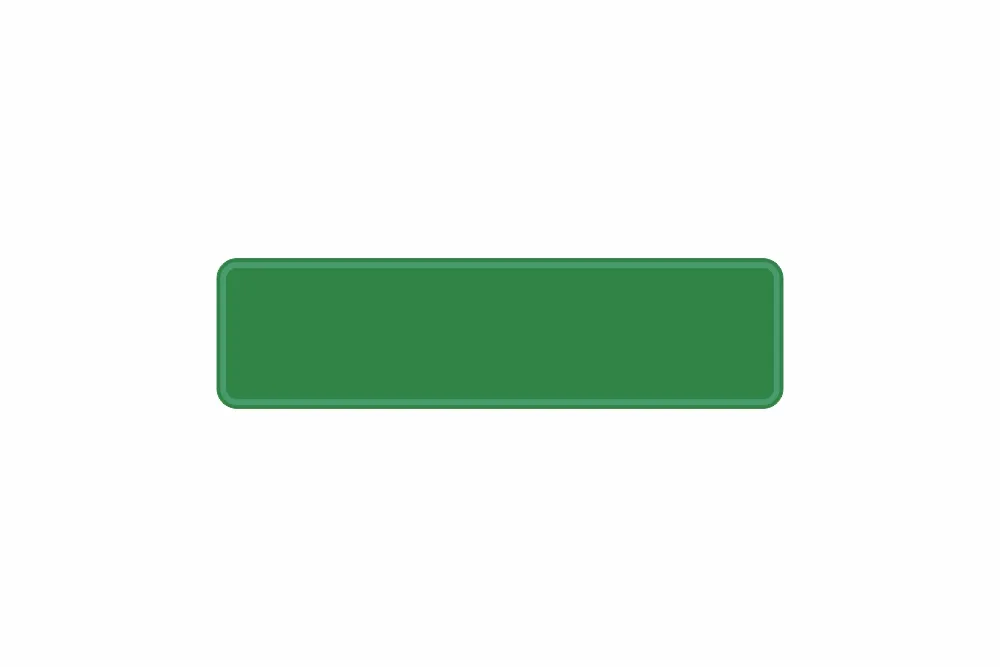 Schild grün reflex 340 x 90 x 1 mm
