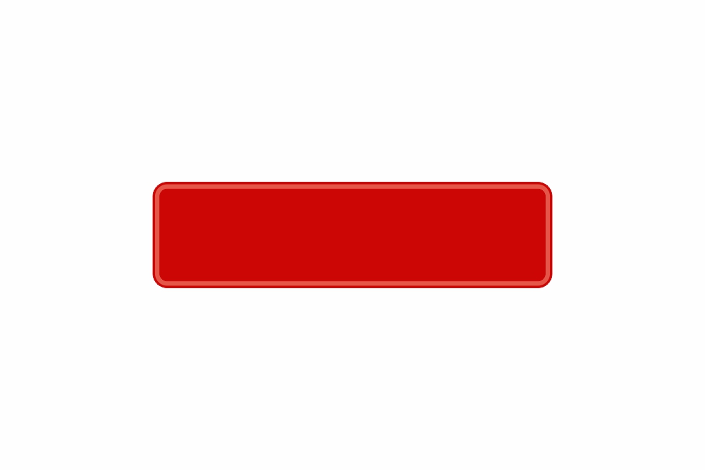 Schild rot reflex 340 x 90 x 1 mm