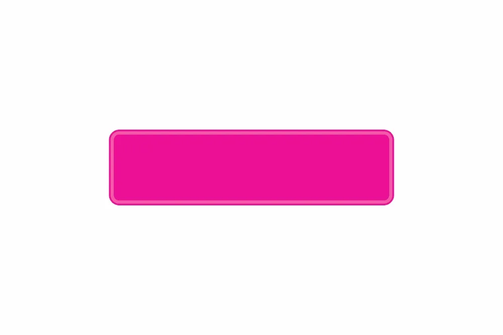 Schild pink 340 x 90 x 1 mm