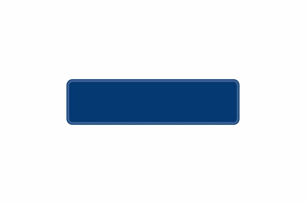 Schild verkehrsblau 340 x 90 x 1 mm