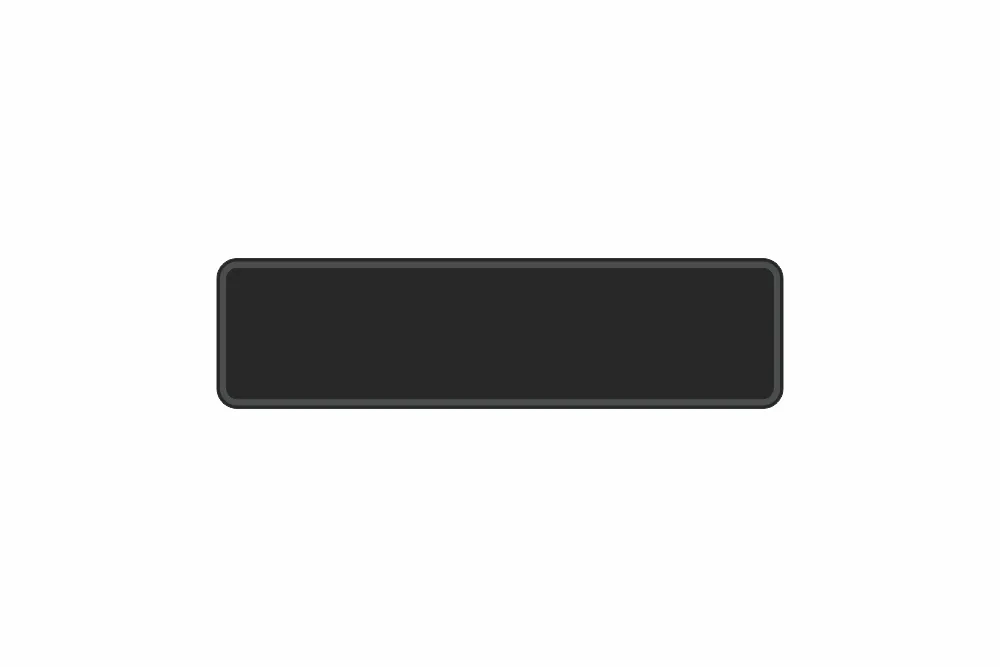 Schild schwarz matt 340 x 90 x 1 mm