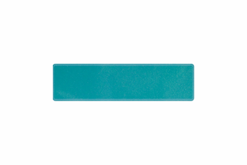 Plate sparkling turquoise 340 x 90 x 1 mm