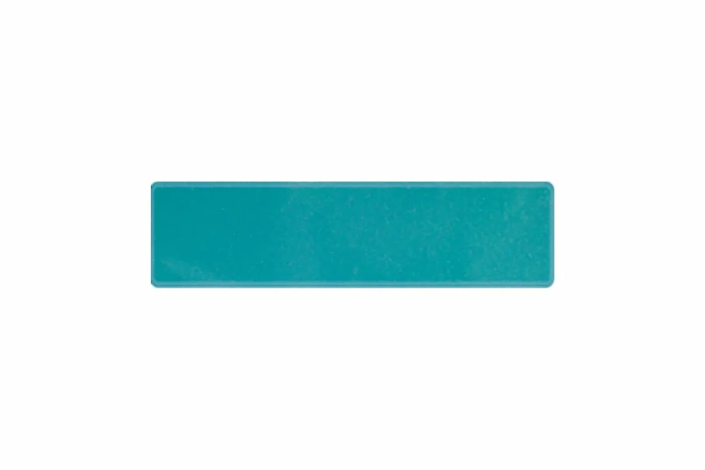 Plate sparkling turquoise 340 x 90 x 1 mm