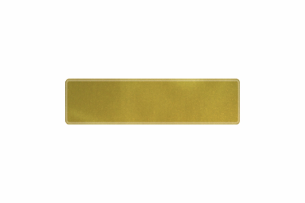 Plate sparkling gold 340 x 90 x 1 mm