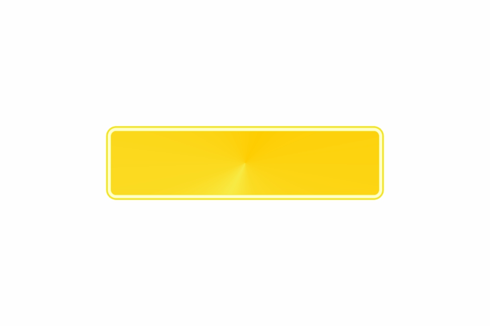 Schild gelb fluoreszierend 340 x 90 x 1 mm