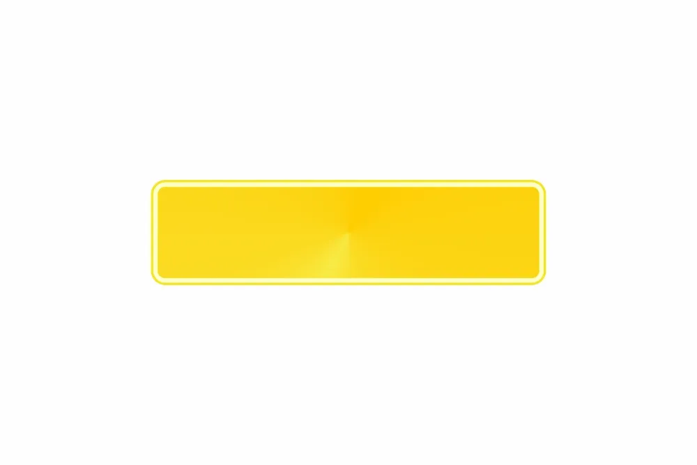 Plate yellow fluorescent 340 x 90 x 1 mm
