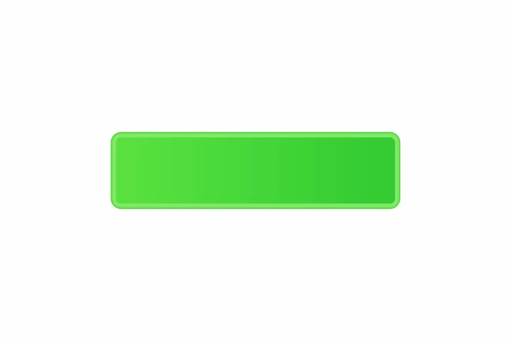 Schild grün fluoreszierend 340 x 90 x 1 mm