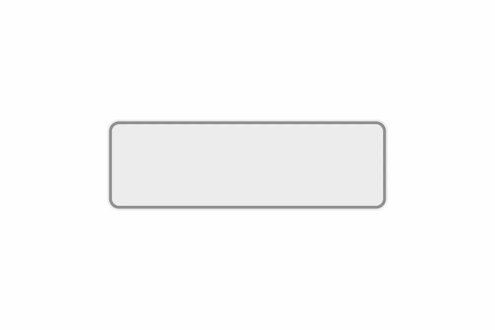 Schild weiß reflex 340 x 110 x 1 mm