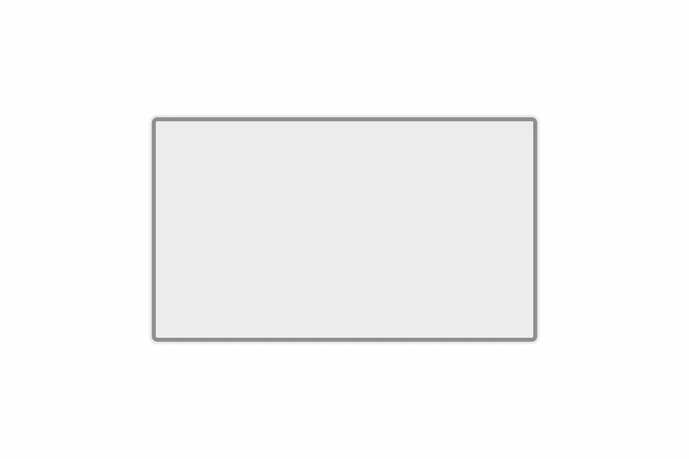 Schild weiß reflex 340 x 200 x 1 mm