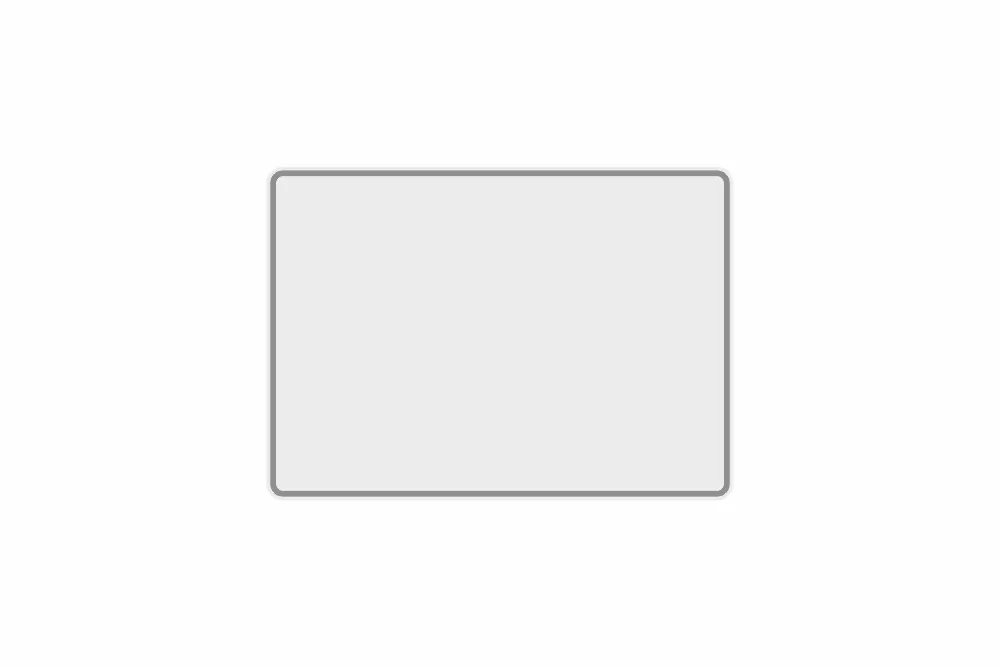 Schild weiß reflex 280 x 200 x 1 mm