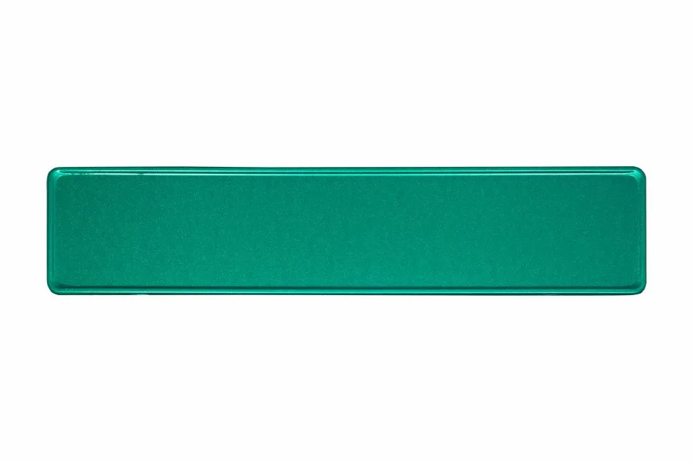 Schild sparkling waldgrün 520 x 110 x 1 mm