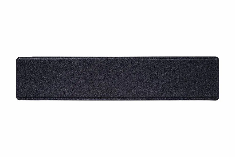 Schild sparkling schwarz 520 x 110 x 1 mm