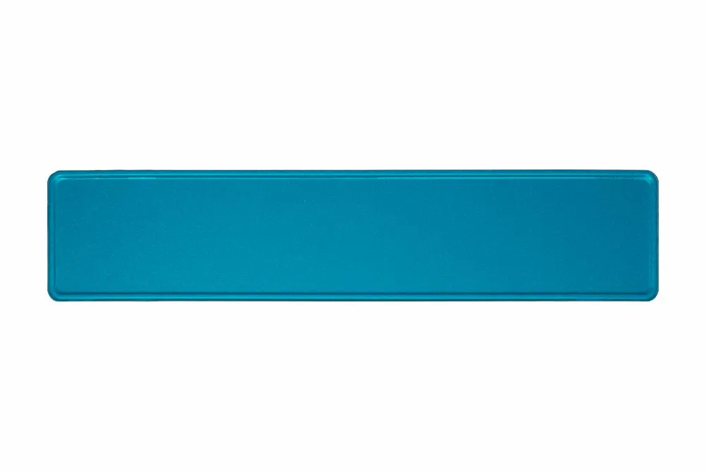 Schild sparkling türkis 520 x 110 x 1 mm