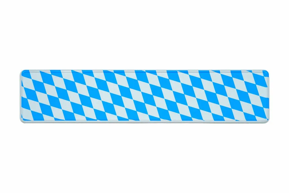 Schild Bayern Raute reflex 520 x 110 x 1 mm