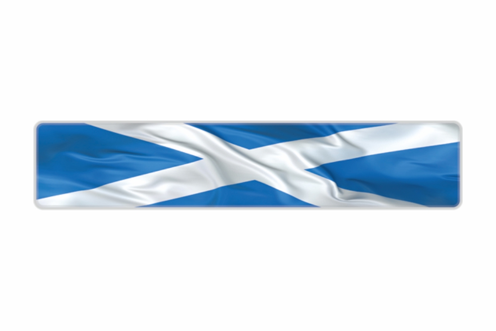 Plate Scotland reflex 520 x 110 x 1 mm