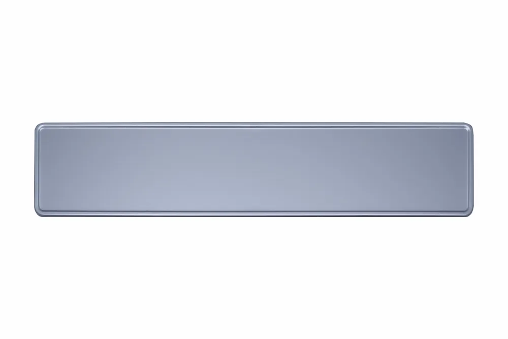 Schild silber 520 x 110 x 1 mm