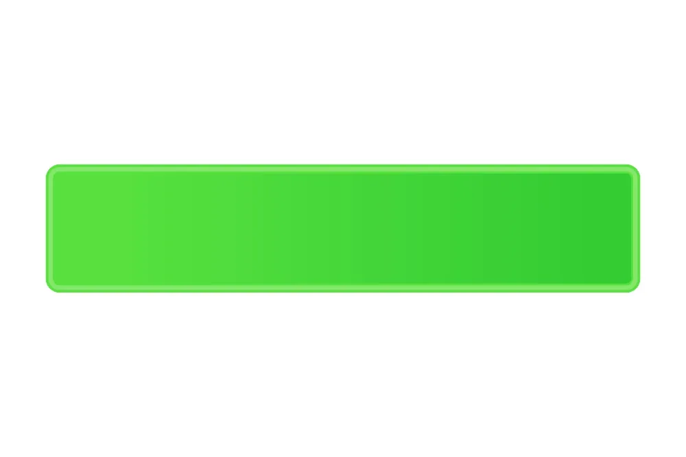 Plate green fluorescent 520 x 110 x 1 mm