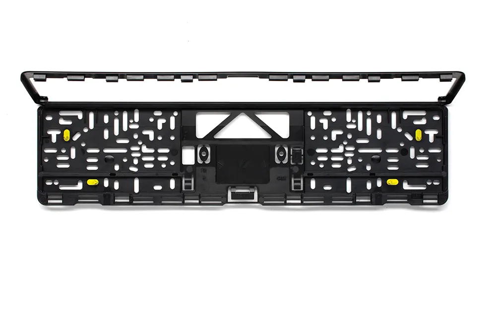 Kennzeichenhalter EVO 3 schwarz 520 x 110 mm