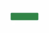 Schild grün reflex 340 x 90 x 1 mm