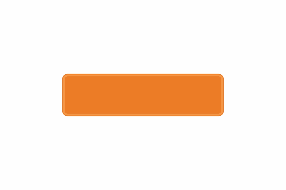 Schild orange reflex 340 x 90 x 1 mm