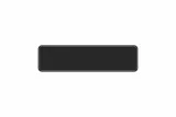 Schild schwarz matt 340 x 90 x 1 mm