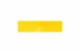 Plate yellow fluorescent 340 x 90 x 1 mm