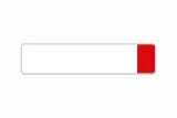 License Plate Export / Customs white reflex 460 x 110 x 1 mm