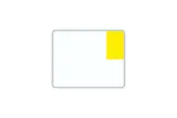License Plate Short-Term / Temporary white reflex 250 x 200 x 1 mm