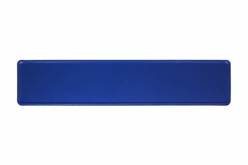 Schild sparkling blau dunkel 520 x 110 x 1 mm