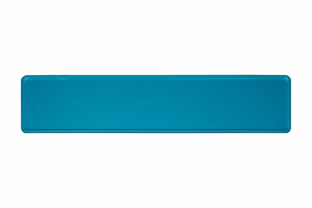Schild sparkling türkis 520 x 110 x 1 mm
