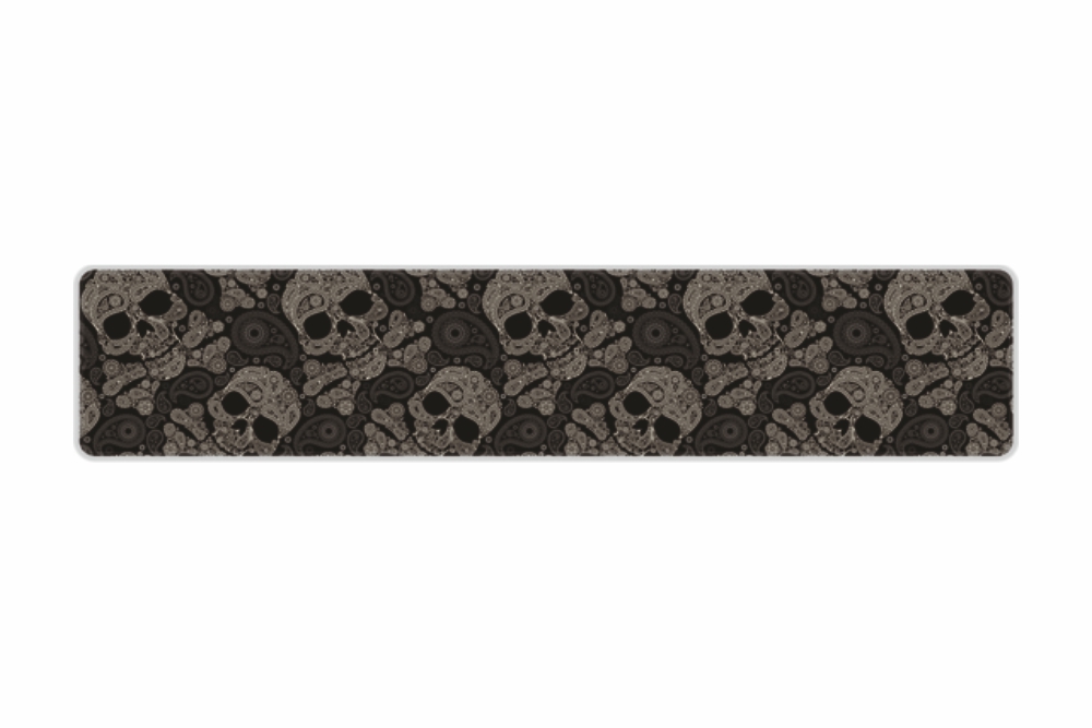 Schild Skull reflex 520 x 110 x 1 mm