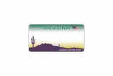 Schild Arizona reflex 300 x 150 x 1 mm