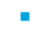 Hausnummer 1-stellig hellblau reflex 112 x 112 x 1 mm