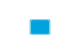 Hausnummer 2-stellig hellblau reflex 153 x 112 x 1 mm