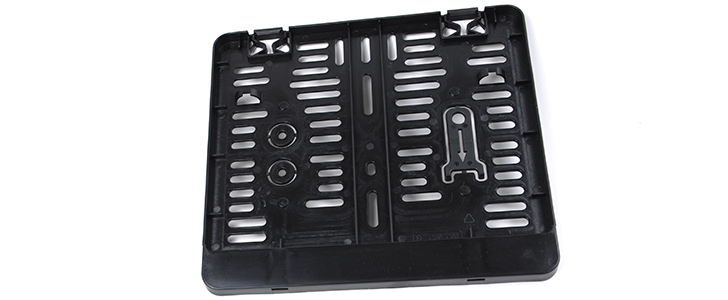 Kennzeichenhalter schwarz 220 x 200 mm