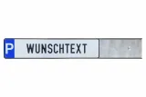 Parkplatzschild - Halterung zum Einschieben f. Wandbefestigung Edelstahl