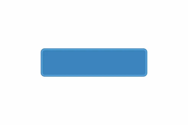 Schild hellblau reflex 340 x 90 x 1 mm