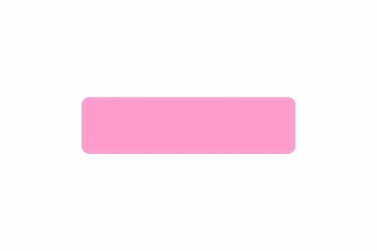 Schild rosa 340 x 90 x 1 mm