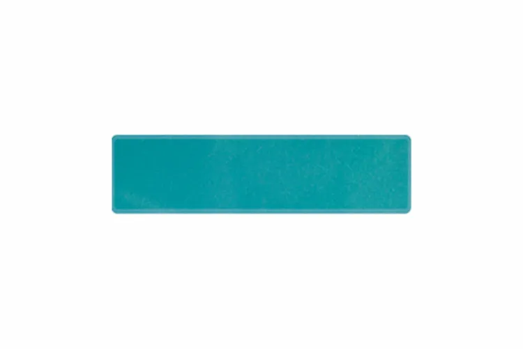 Plate sparkling turquoise 340 x 90 x 1 mm