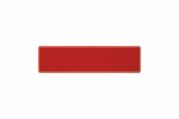 Plate sparkling red 340 x 90 x 1 mm