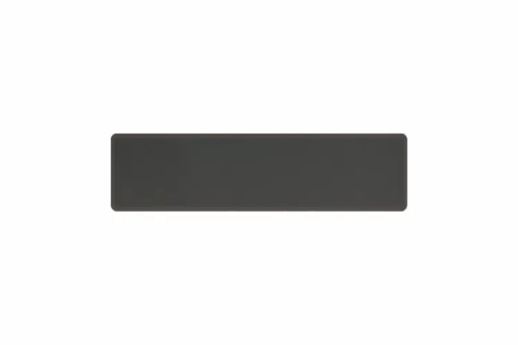 Plate sparkling black 340 x 90 x 1 mm