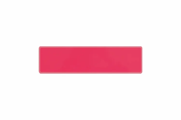 Plate pink fluorescent 340 x 90 x 1 mm