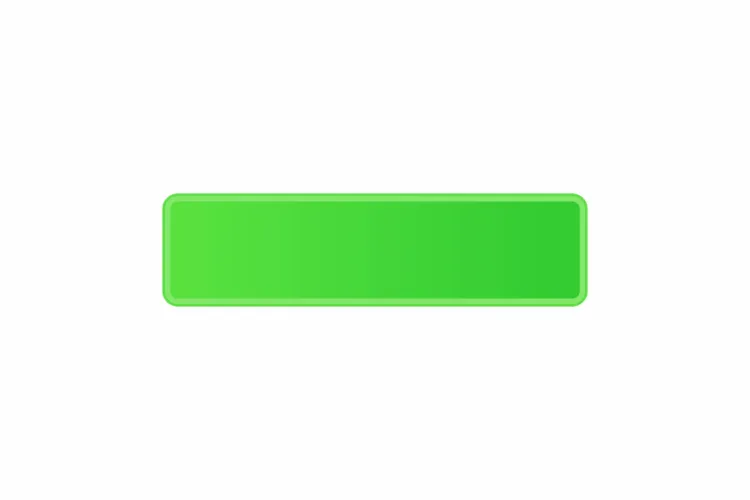 Plate green fluorescent 340 x 90 x 1 mm