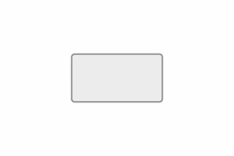 Schild weiß reflex 240 x 130 x 1 mm