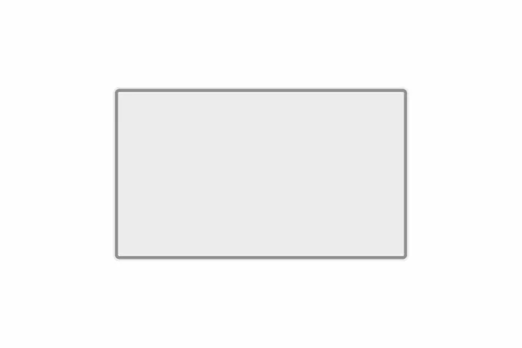 Schild weiß reflex 340 x 200 x 1 mm