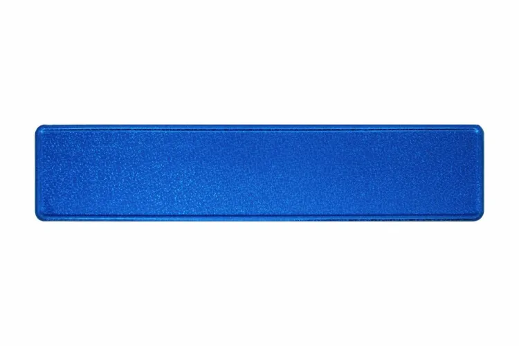 Schild glitzer blau 520 x 110 x 1 mm