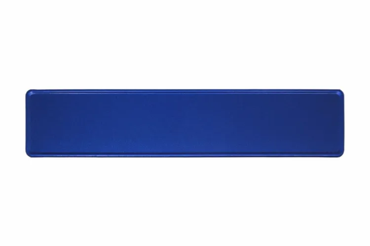 Schild sparkling blau dunkel 520 x 110 x 1 mm