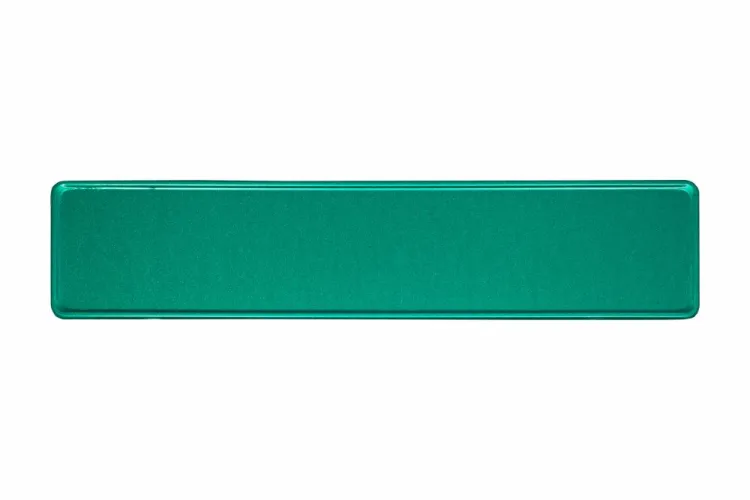 Schild sparkling waldgrün 520 x 110 x 1 mm