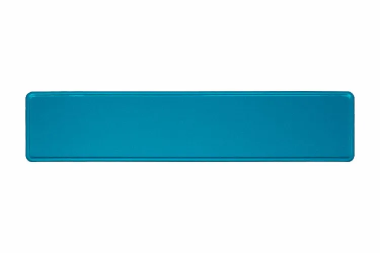 Schild sparkling türkis 520 x 110 x 1 mm