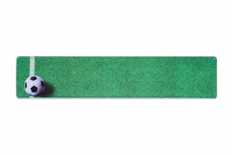 Schild Fußball reflex 520 x 110 x 1 mm